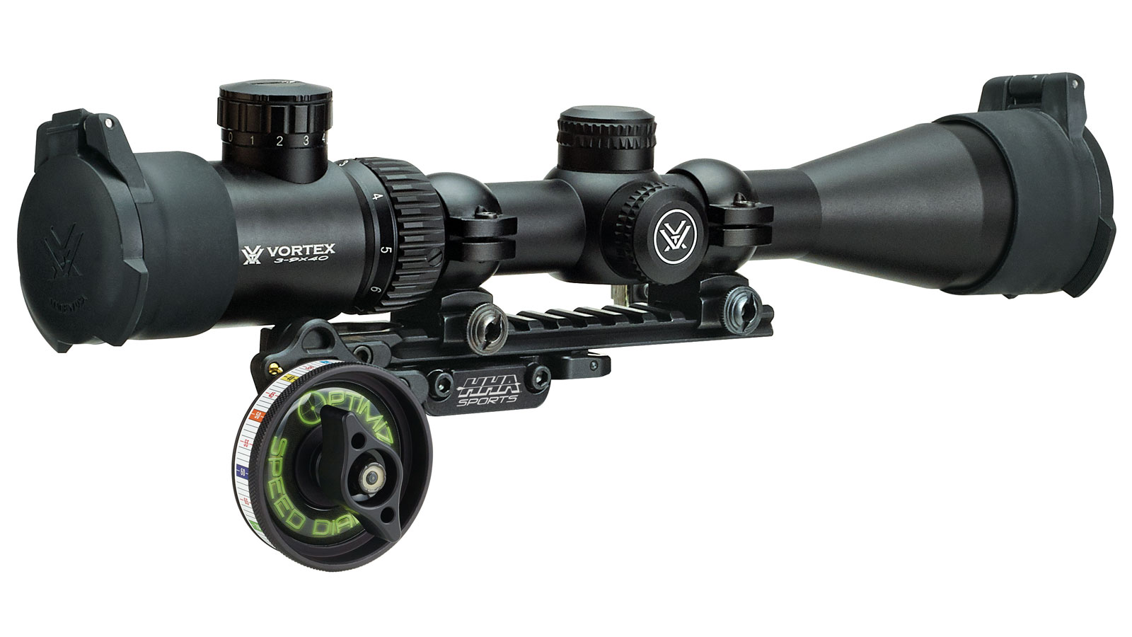 HHA Archery Optimizer Lite Speed Dial Cross Bow Sight Mount 